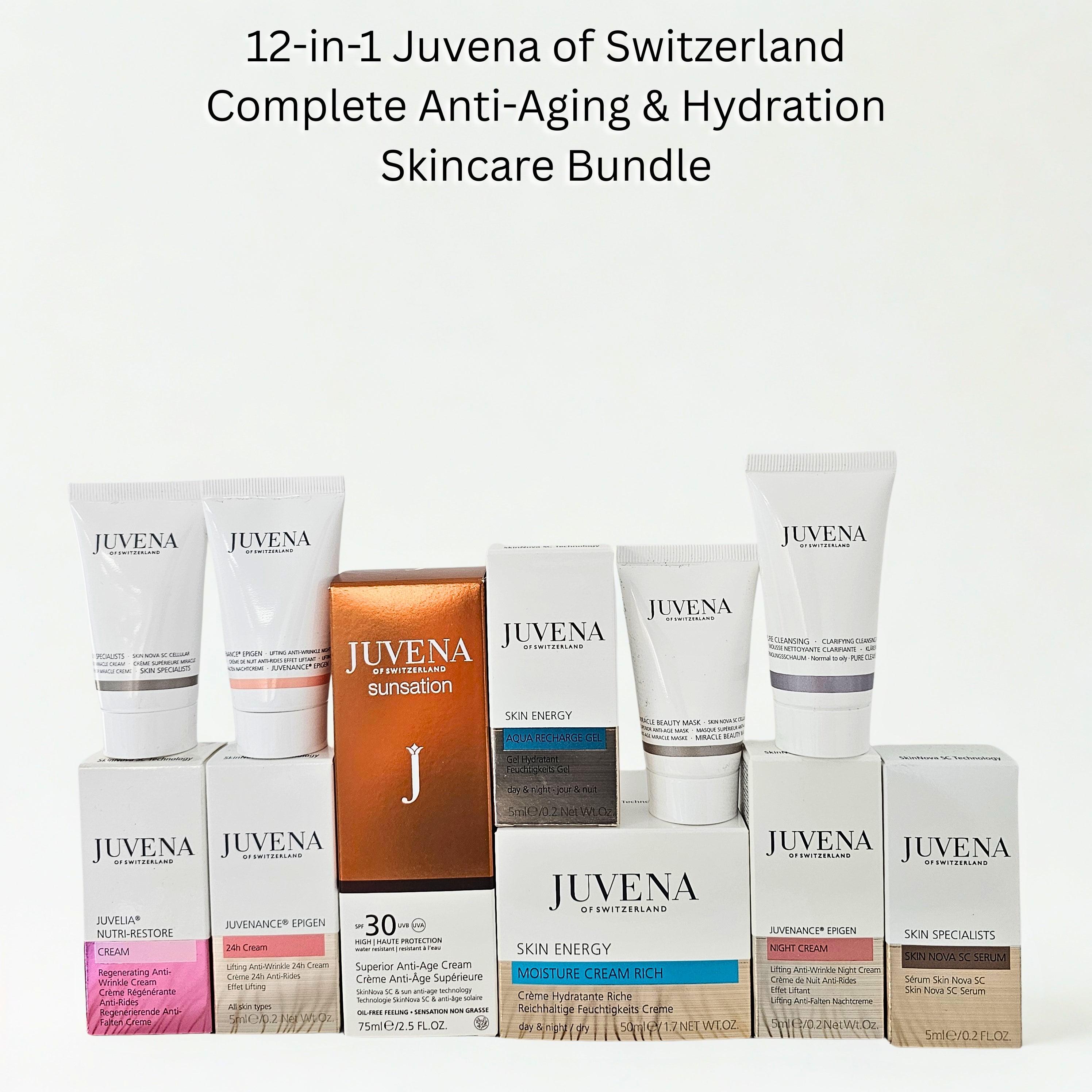 12-in-1 Juvena Skincare Bundle | Anti-Aging & Hydrating Creams and Serums TRNC