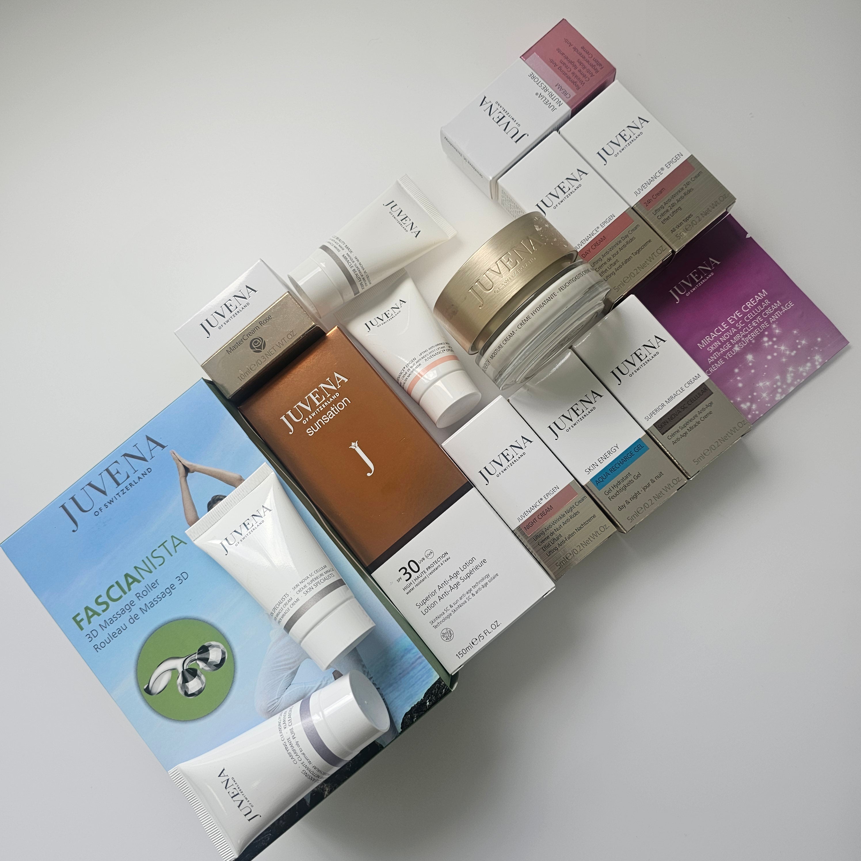 15-in-1 Juvena Luxury Skincare Bundle | Anti-Aging Creams, Serums & 3D Roller TRNC