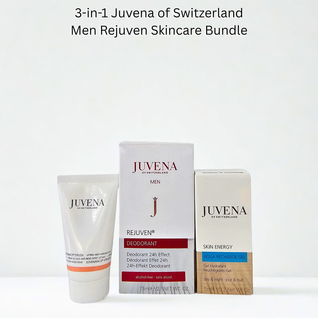 4-in-1 Juvena Men Skincare Bundle | Rejuven Deodorant & Night Cream TRNC
