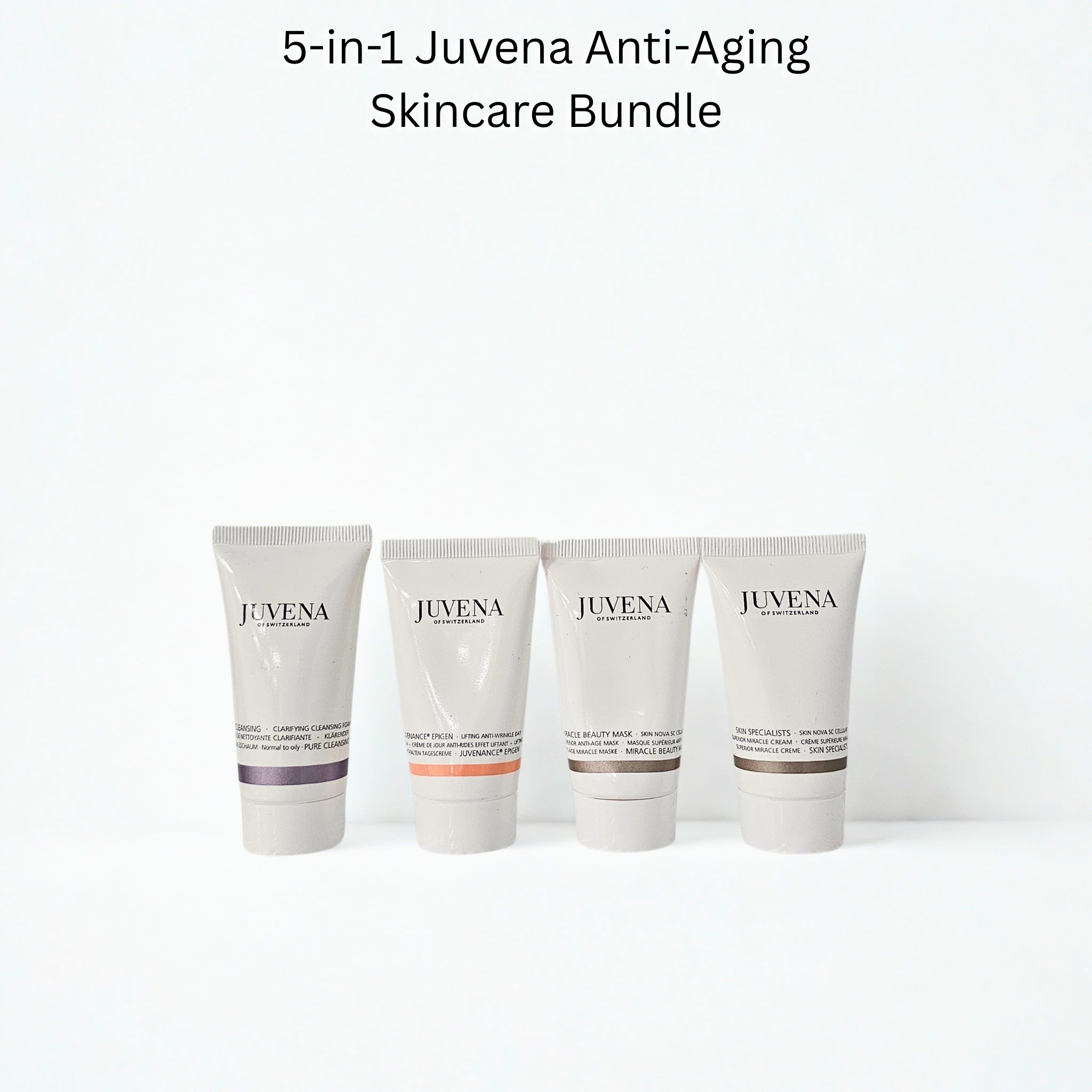 5-in-1 Juvena Anti-Aging Skincare Bundle – Day Cream, Cleansing Foam & Masks (1500 TL)