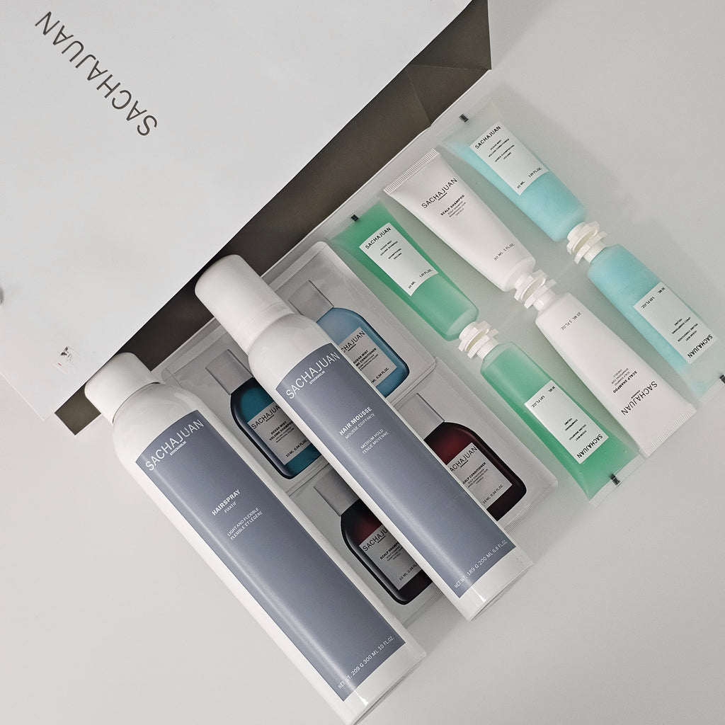 7-in-1 Sachajuan Styling & Scalp Care Bundle – Mousse, Spray & Volume Care (7000 TL)
