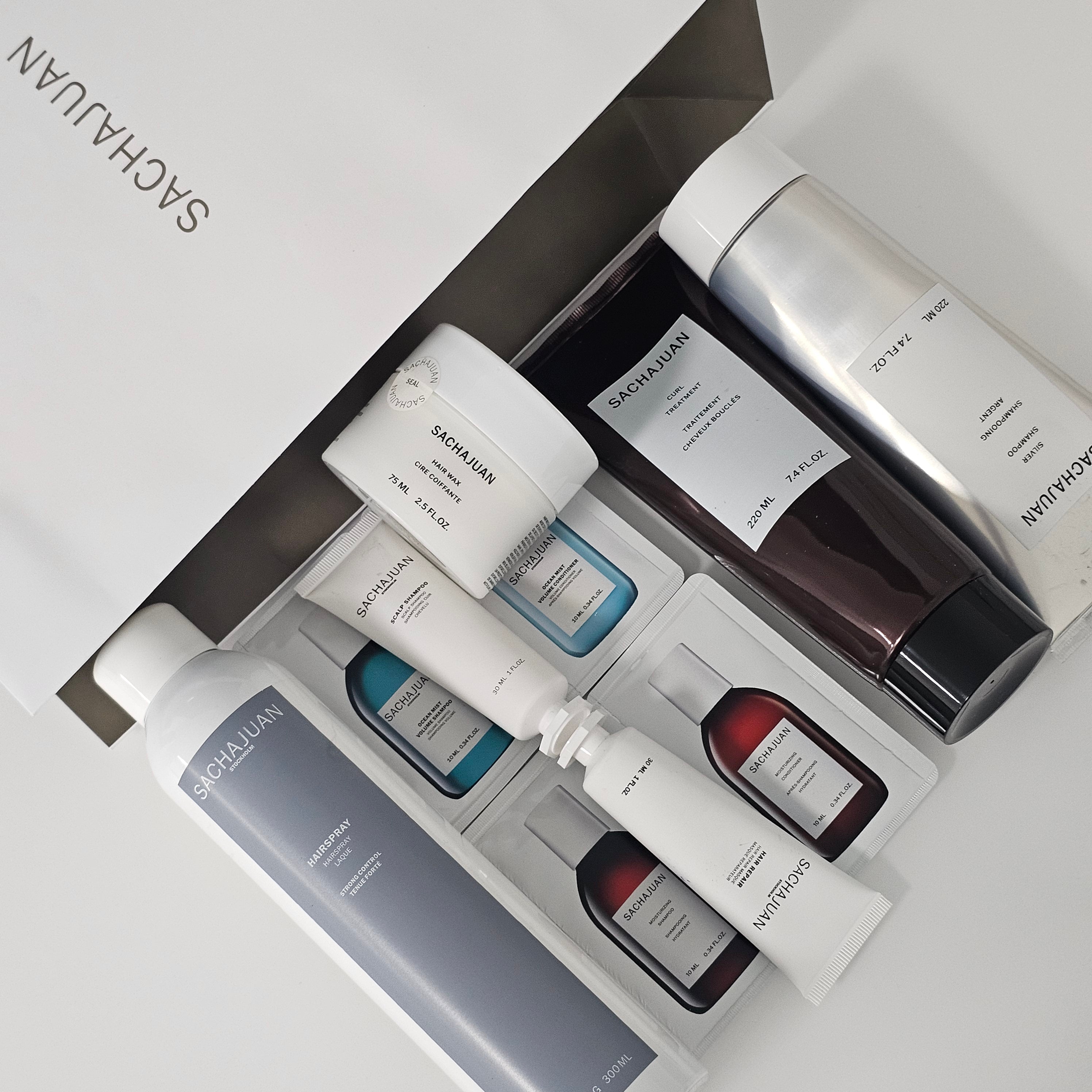 8-in-1 Sachajuan Haircare Bundle | Spray, Silver & Curl Treatments