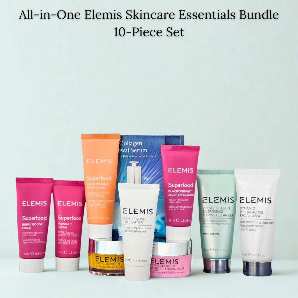 Her Şey Dahil Elemis Cilt Bakım Temel Seti 10 Parça | Elegancia Kıbrıs