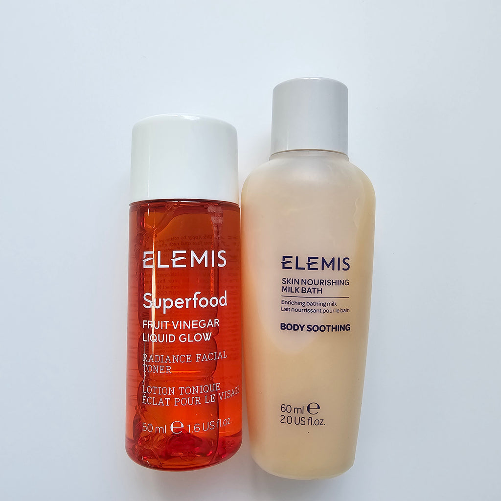 Elemis Superfood Fruit Vinegar Liquid Glow 50ml – exfoliating toner with AHAs for brightness