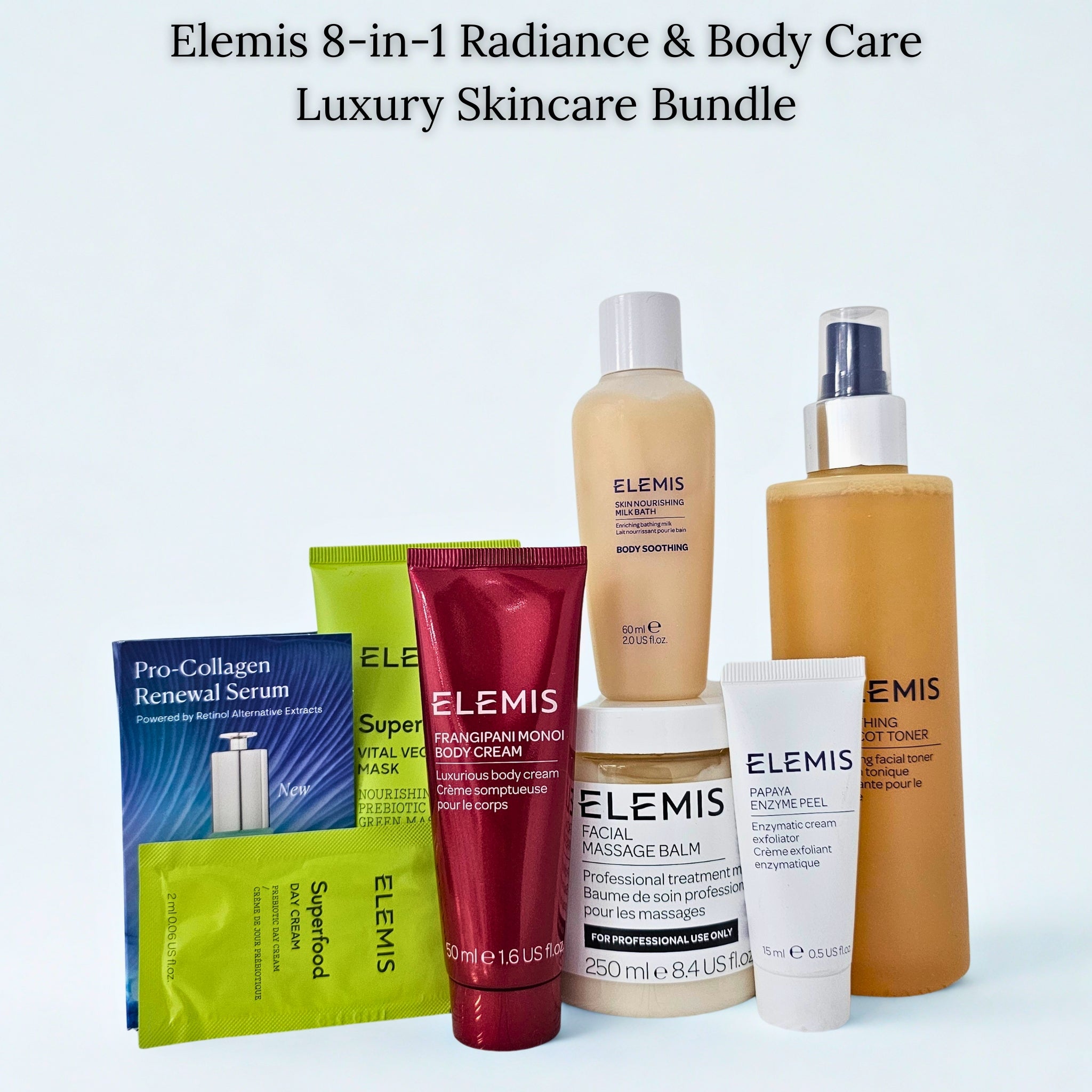 Elemis 8-in-1 Radiance & Body Care Luxury Skincare Bundle | Elegancia Cyprus
