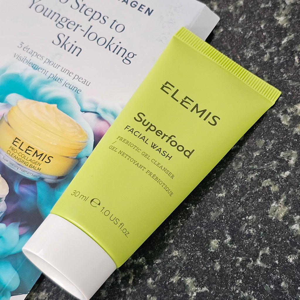 Elemis Superfood Facial Wash 30ml – günlük yüz temizleyici – doğal süper gıdalarla zenginleştirilmiş cilt bakım jeli – Kuzey Kıbrıs