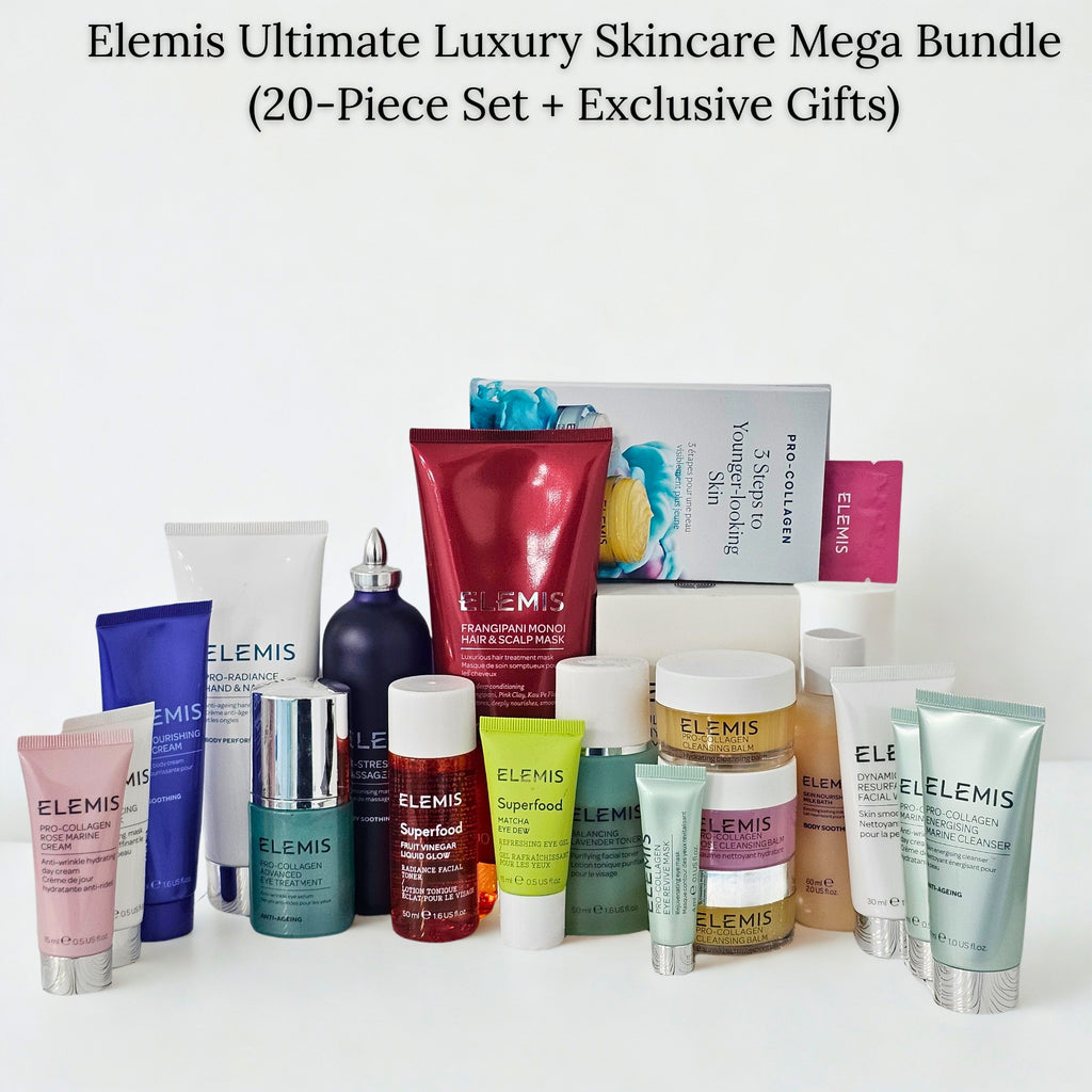 Elemis Ultimate Luxury Skincare Mega Bundle (20-Piece Set + Exclusive Gifts)