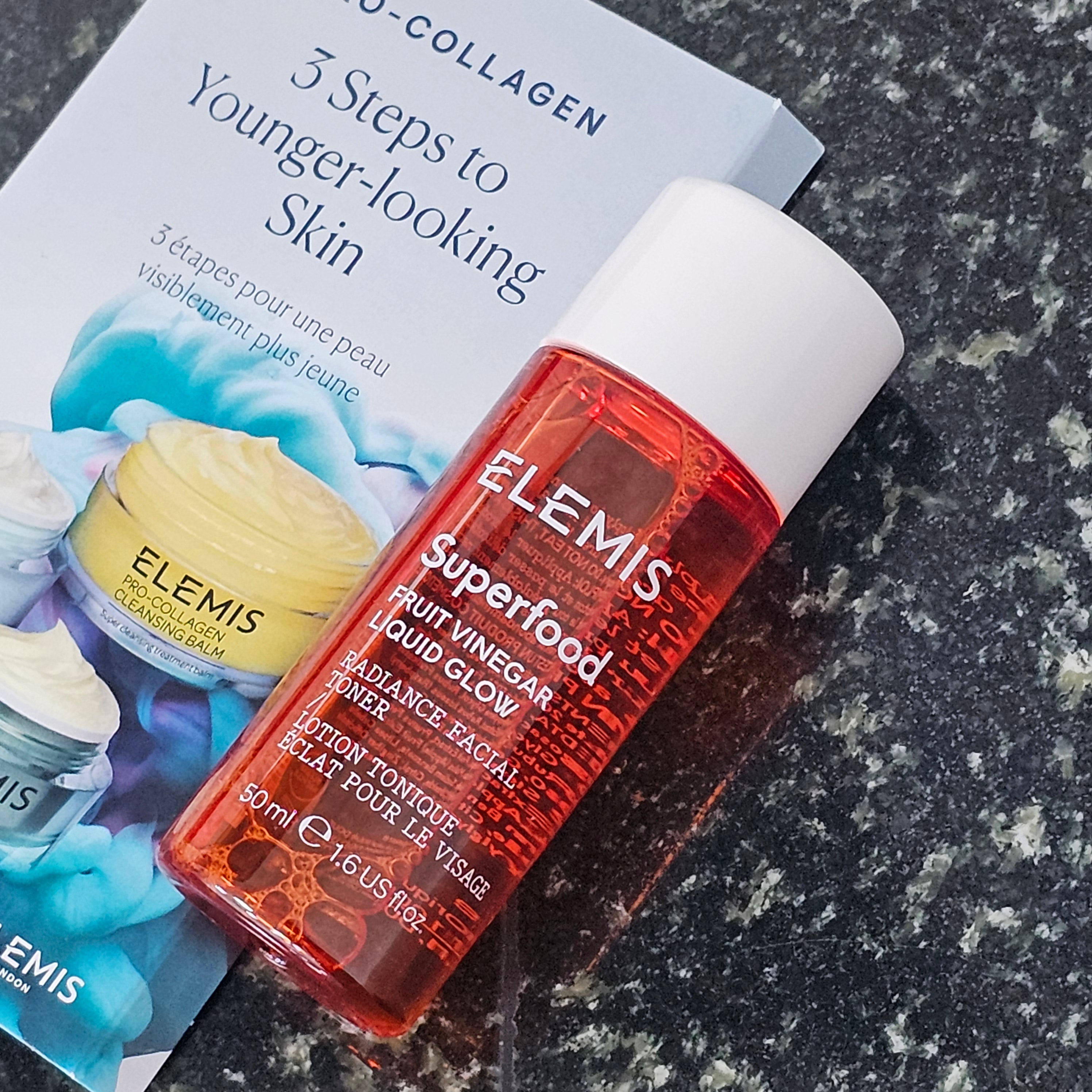 Elemis Superfood Fruit Vinegar Liquid Glow 50ml – brightening toner with AHAs