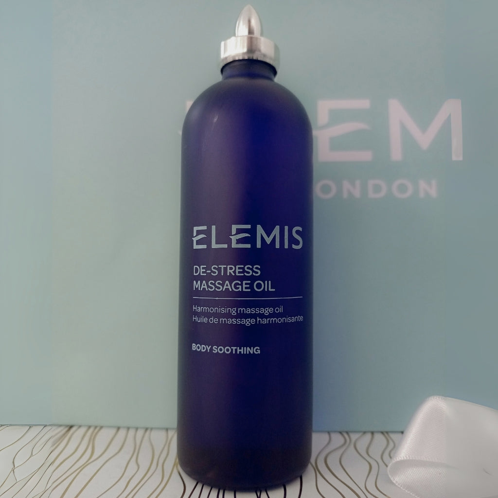 Elemis De-Stress Massage Oil 100ml – Calming Aromatherapy for Body & Mind – North Cyprus, TRNC