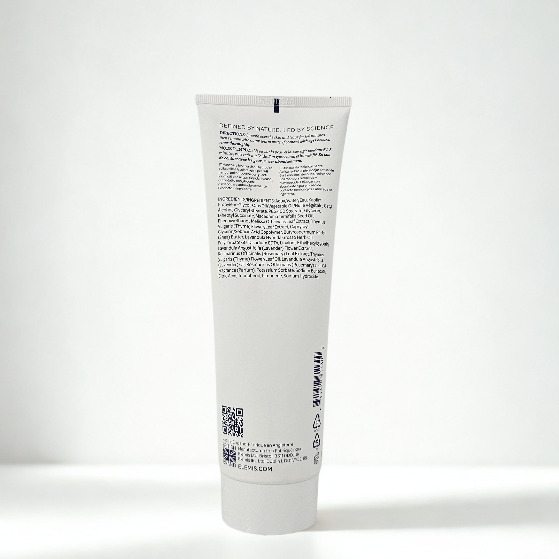 Elemis Herbal Lavender Repair Mask 250ml – soothing and hydrating face mask with lavender extract for sensitive skin – lavanta özlü nemlendirici ve yatıştırıcı yüz maskesi