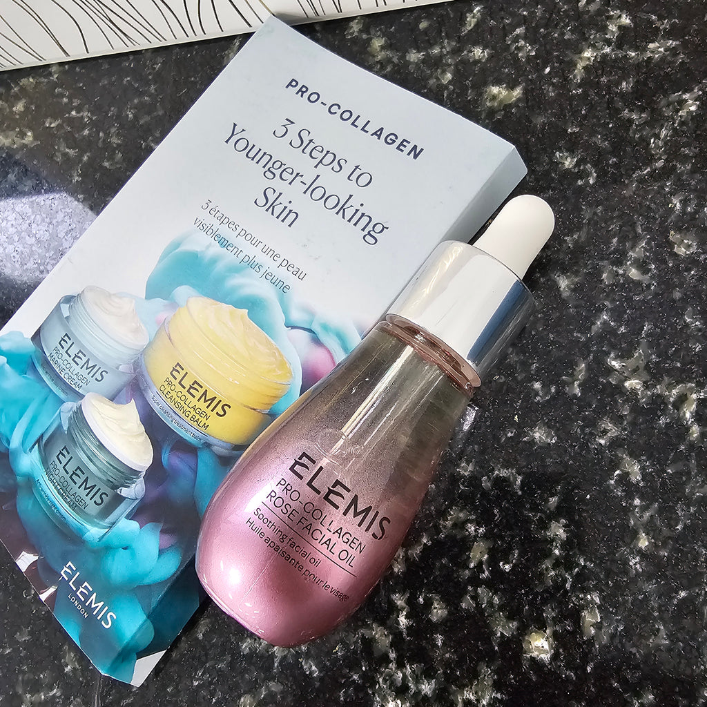 Elemis Pro-Collagen Rose Facial Oil 15ml – gül özlü yüz yağı – cildi nemlendiren ve yatıştıran bakım yağı – Kuzey Kıbrıs