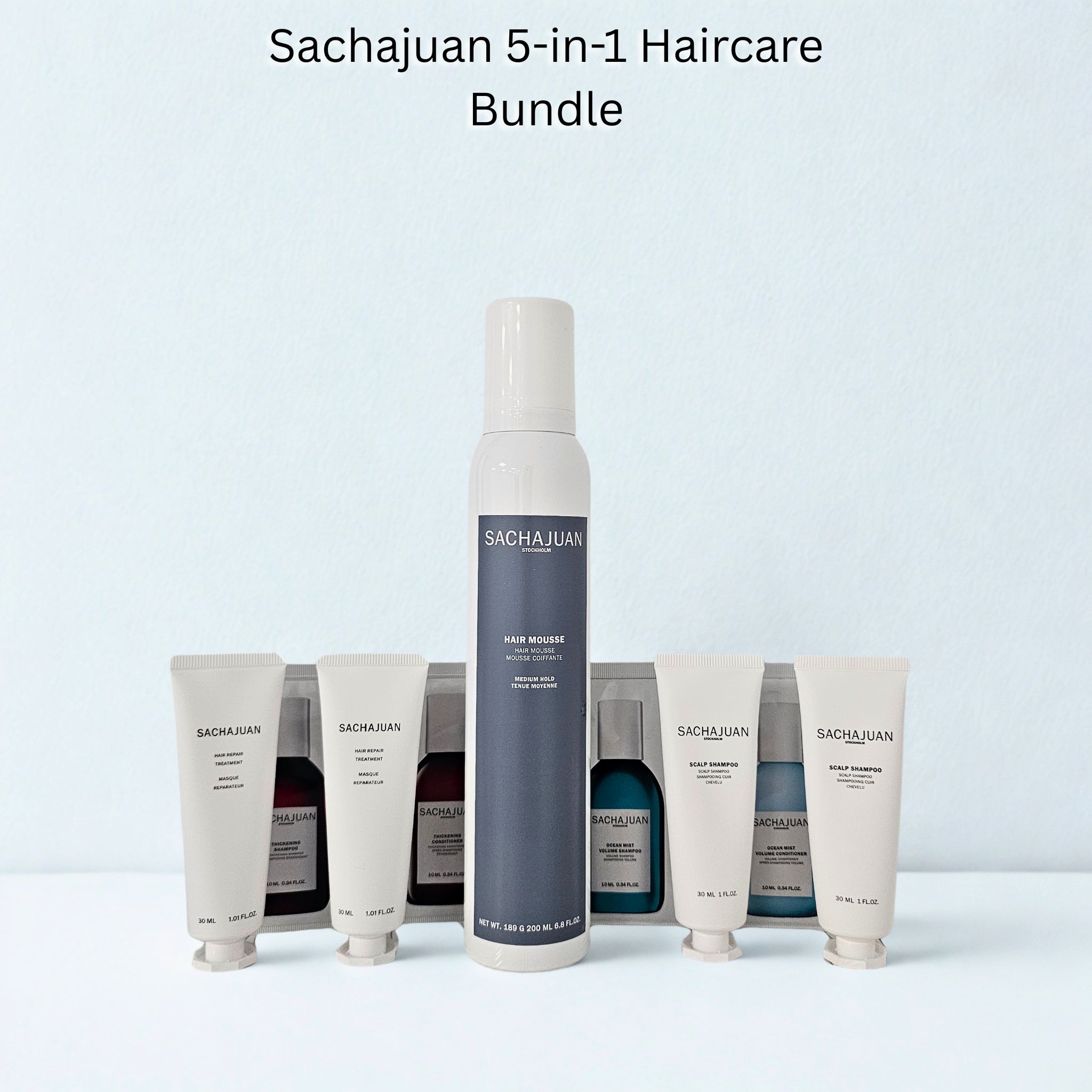 Sachajuan Haircare Bundle | Mousse, Repair, Shampoo & Conditioner - Cyprus